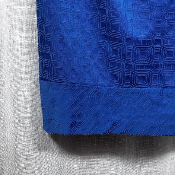 Retro Rabbit Rabbit Rabbit Dress Sz 14W Mod Geometeric Shift - Picture 6 of 8